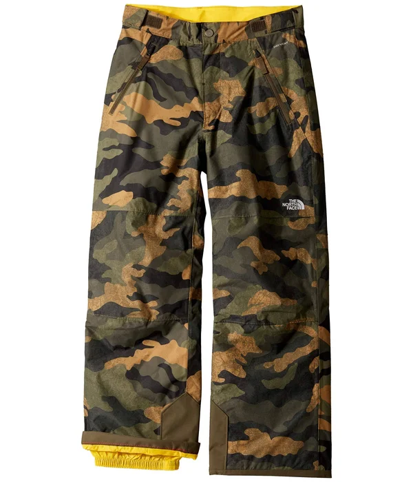 The North Face Boys& Freedom Insulated Pant - British Khaki Waxed Camo Print, L