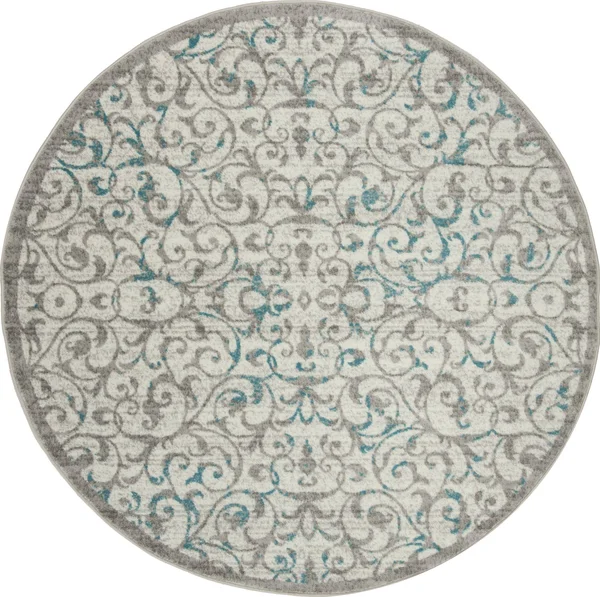 Safavieh Skyler Sky198D 5&1x22 x 7&6x22 Ivory - Blue Area Rug