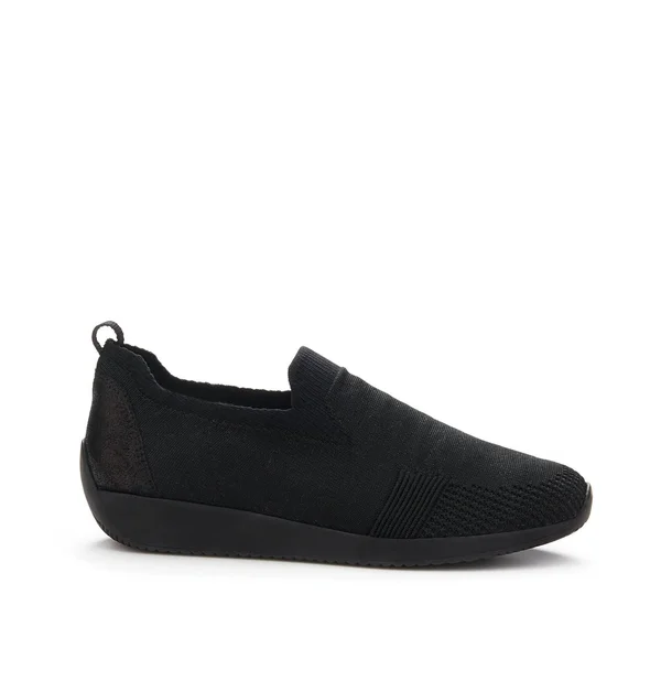Women's Ara Leena Slip-On Sneaker, Size 10.5 M - Black