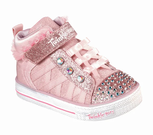Skechers Girls Infant Shuffle Lite-Adore-A-Ball Light Up Sneaker