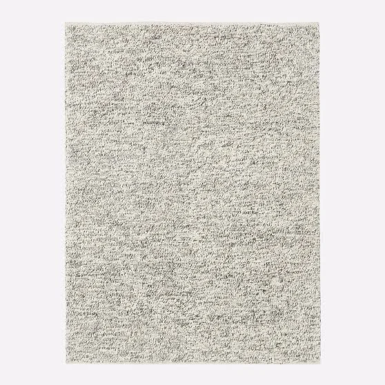 Mini Pebble Jute Wool Rug - 2.5'x7', Natural/Ivory - Rugs - Home Decor - Floor Decor