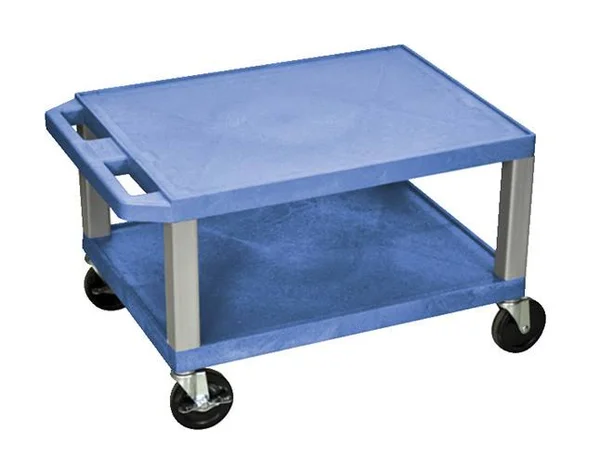H. Wilson Company Tuffy Two Shelf Utility Cart, Green