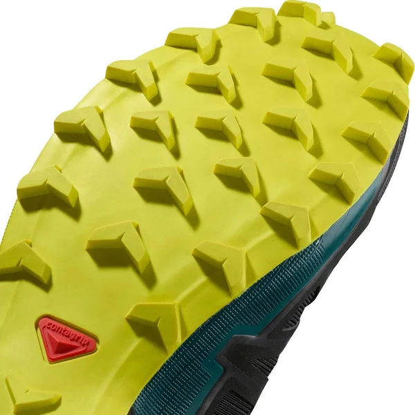 Salomon Men's Speedcross 4 Trail Running Shoes (Sulphur/Everglade/Black - 8)
