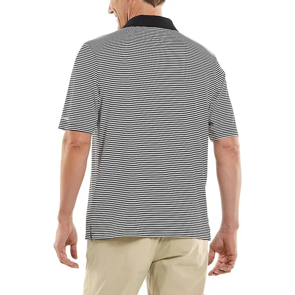 Coolibar UPF 50+ Men's Erodym Short Sleeve Golf Polo - Sun Protective