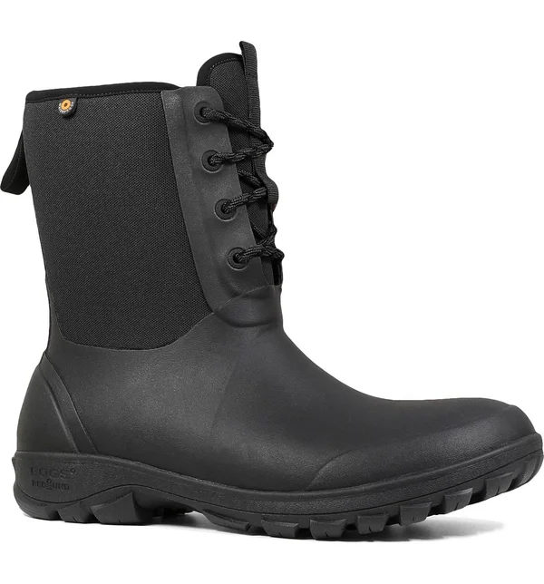 Bogs Men's Sauvie Snow Boot - 10 - Black