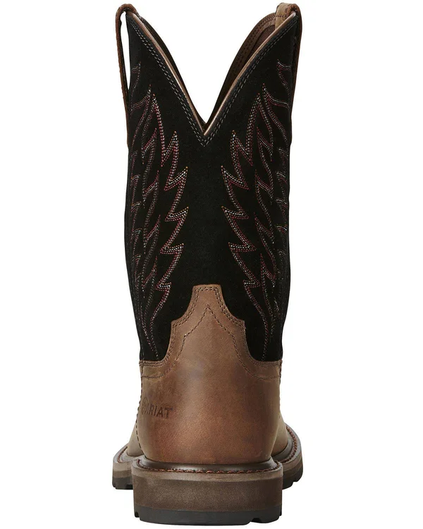 Ariat Men's Groundbreaker Work Boots - Brown/Black