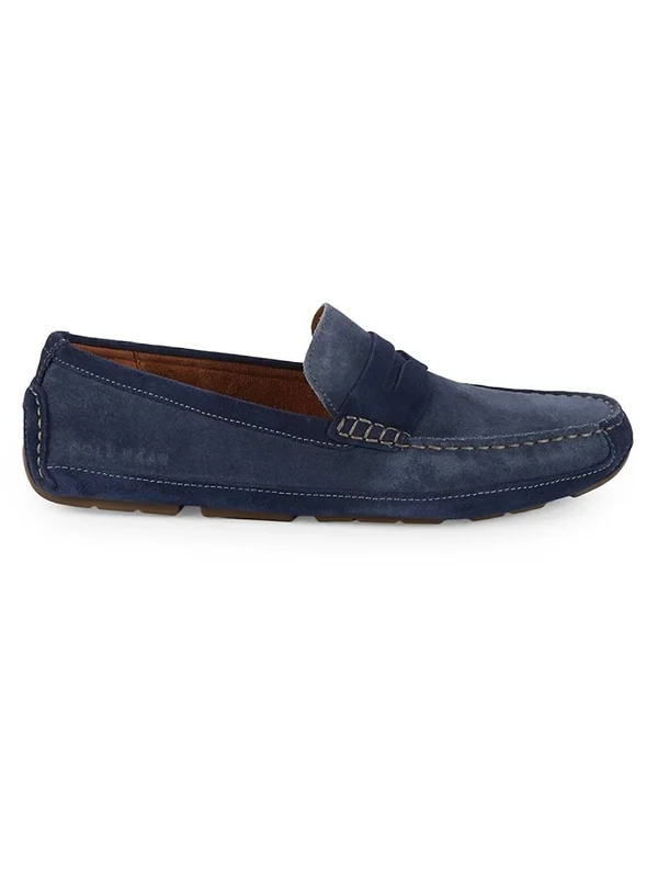 Cole Haan Wyatt Penny Driver - Size 7.5 in Ombre Blue at Nordstrom Rack