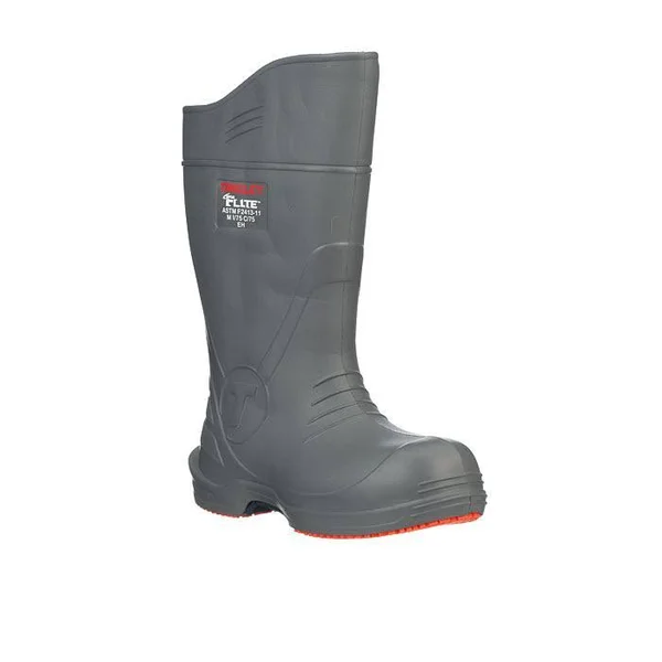 Tingley 28259 Rubber Boot - men's, 13, knee, gray, pr