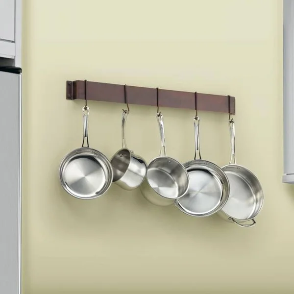 Cuisinart Chef&s Classic 33-inch Bar-Style Wall-Mount Pot Rack - Oil-Rubbed Bronze