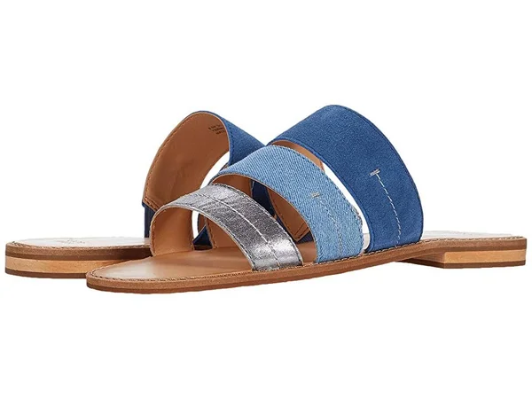 Frye - Evie 3 Band Slide, 8.5 US, Blue