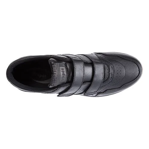 Men's Propet Cross Walker Le Strap Sneaker - Size: 9.5, Black