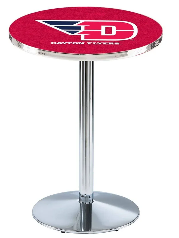 Holland Bar Stool L214 - Chrome University of Dayton Pub Table 36 inch