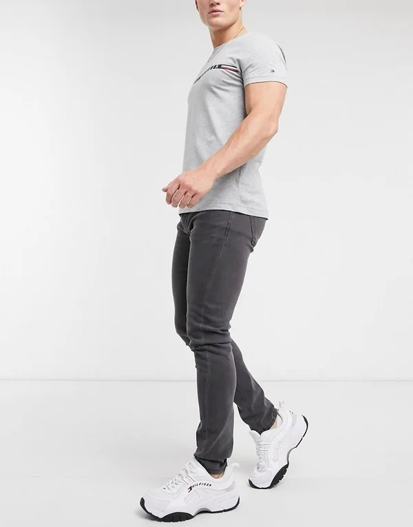 Only & Sons Skinny Fit Jeans in gray-Grey