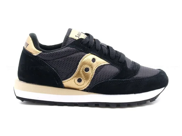 Saucony Jazz Originals Women Black Gold Black Suede - Nylon 36 EU