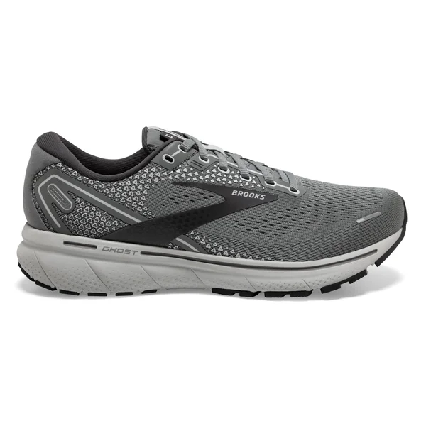 Brooks Men's Ghost 14 Grey/Alloy/Oyster - 12.5, B
