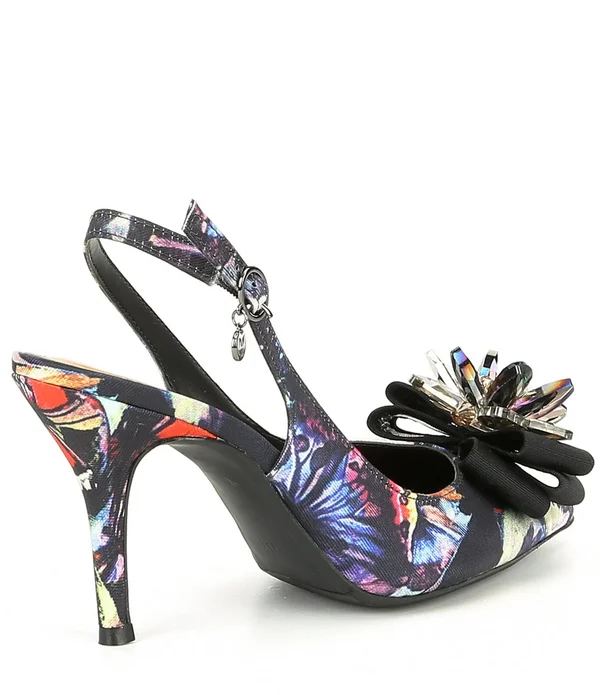 J. Renee Women's Denyell Slingback - Size: 7, Black