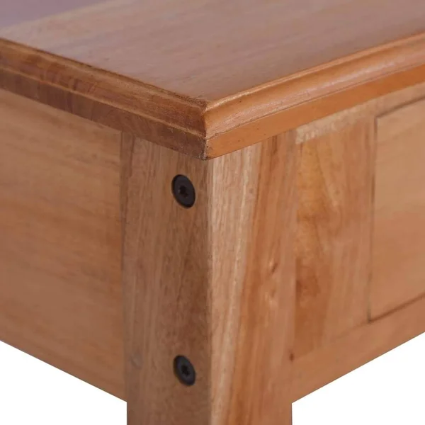 vidaXL Console Table 47.2x22x11.8x22x29.5x22 Solid Mahogany Wood - Brown