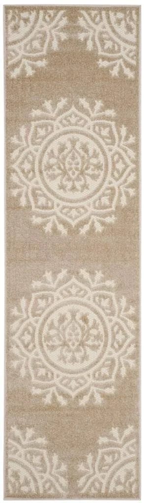 Safavieh Cottage COT930L Light Beige - Cream Rug 2&3x22 x 8& Runner
