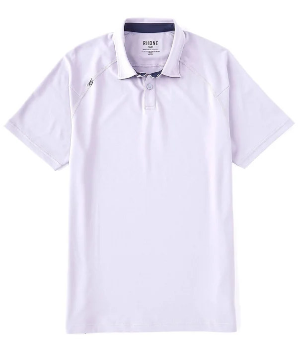 Rhone Delta Pique Polo, Men's Short Sleeve, Mellow Lavender, XX-Large