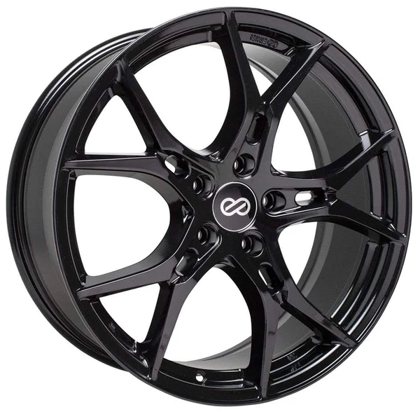 Enkei Vulcan Gloss Black Painted Wheels 19 in 19x8