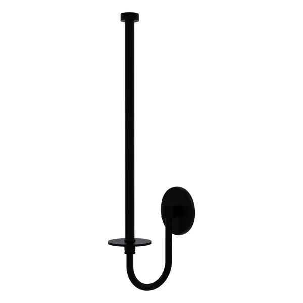 Allied Brass 1025U-BKM Skyline Collection Wall Mounted Paper Towel Holder Matte Black