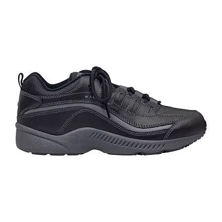 Easy Spirit Roadrun Womens Sneakers, Black, Regular 6 1/2, Athletic Shoes Sneakers, Orthotic Friendly|Removable Sock Liner|C