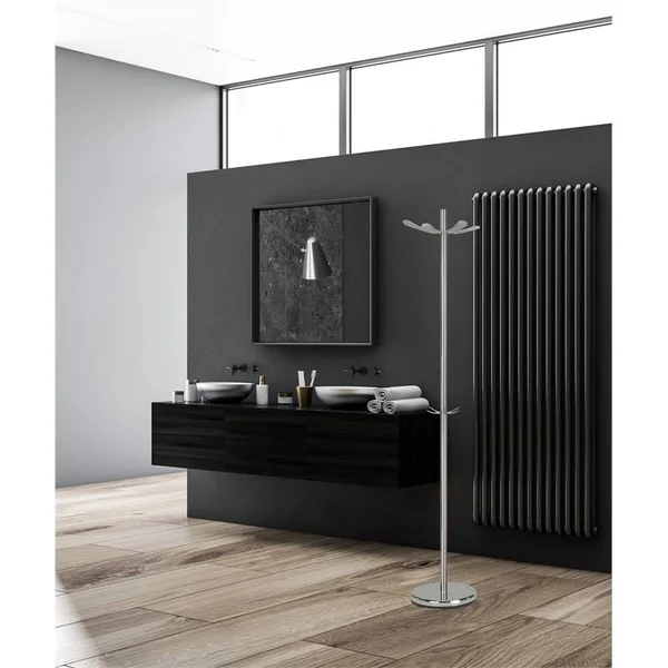 Coat Hanger with Heavy Based - Silver