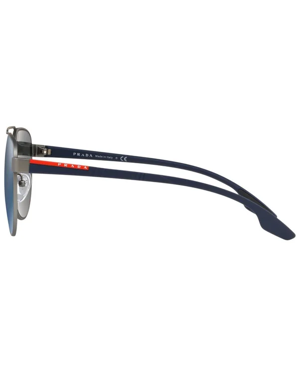Prada Linea Rossa PS 54TS DG1387 Gunmetal Rubber