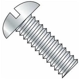 12-24 x 1-1/2x22 Machine Screw - Round Head - Slotted - Steel - Zinc Cr+3 - ft - 100 Pk - BBI 583547