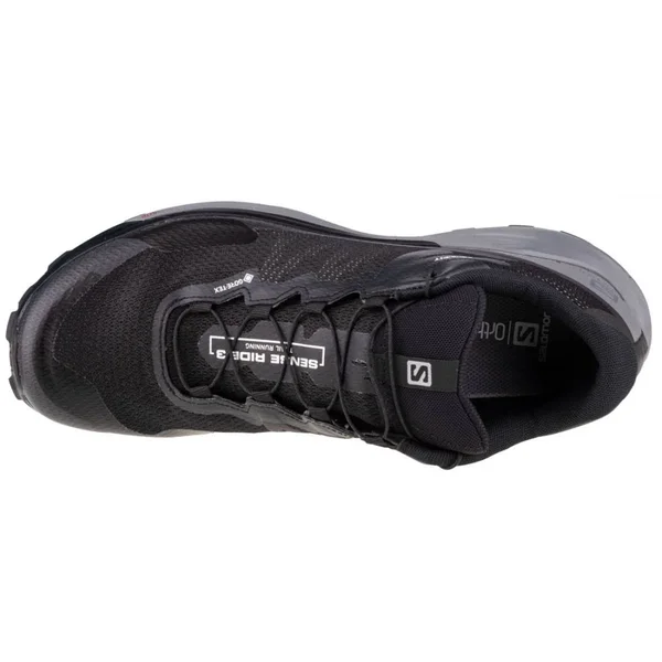 Salomon Men's Sense Ride 3 GTX Invisible Fit Shoe - Size: 10, Black