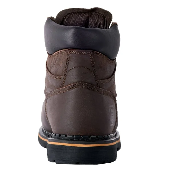 McRae Industrial Work Boots Men Lacer Steel Toe Brown MR86734