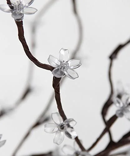 Lightshare 5ft LED Star Light Tree Warm Light Brown