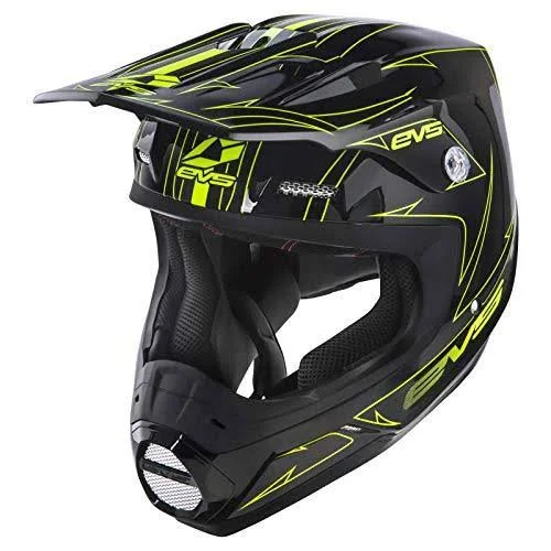 EVS T5 Pinner Helmet Small Black/Hi-Viz Yellow