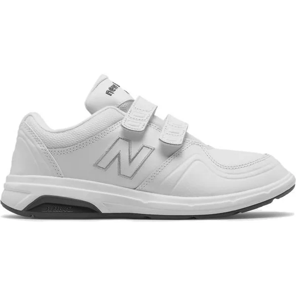 New Balance 813 Hook and Loop - Women's Walking Shoe - White 9 2A