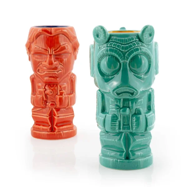 Geeki Tikis Star Wars Han Solo & Greedo Mugs, Star Wars Tiki Style