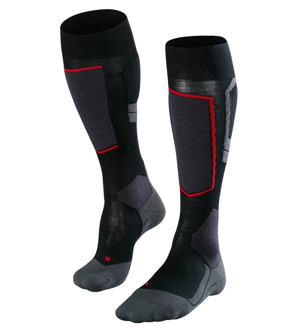 Falke SK4 Wool Mens Ski Socks (Black)