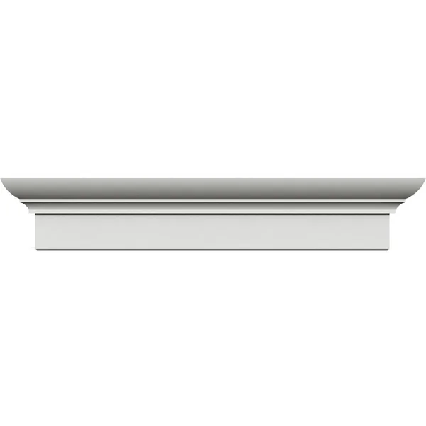 Ekena Millwork CRH06X111ST-2 111x22 Bottom Width x 115 1/4x22 Top Width x 5 1/2x22H x 1 3/4x22P Stafford Crosshead