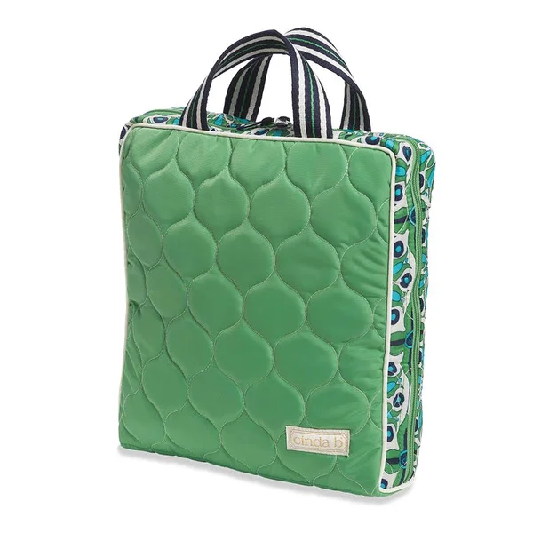 Cinda B Vertical Cosmetic II Peacock, 9.75" x 3" x 11.5"
