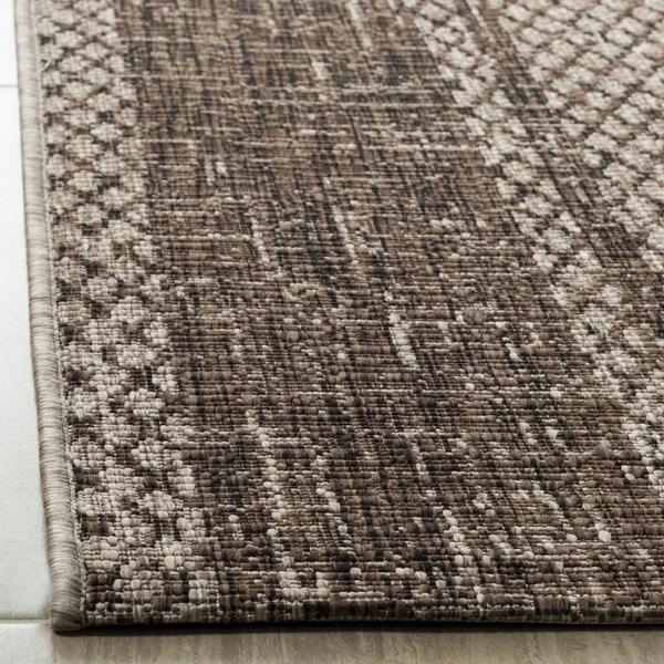 Safavieh Courtyard CY8736-36312 6&7x22 x 6&7x22 Round Light Beige, Light Brown Area Rug