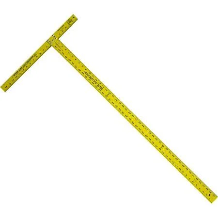 Swanson Tool TD124 T-Square Drywall 48in Aluminum (Case of 2) - Size: 8 in