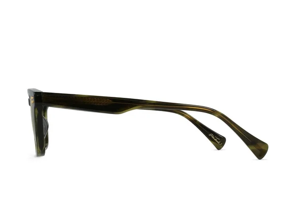Raen Hirsch Men's Square Handmade Sunglasses Honey/Green Polarized - 52