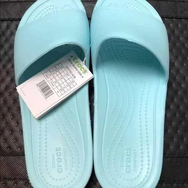 Crocs Women's Sloane Slide Sandals - Size: 11, Blue