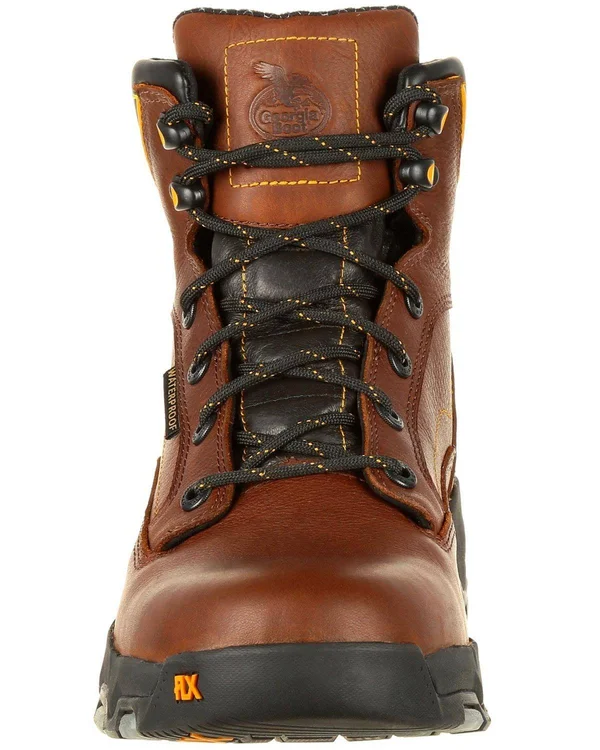 Men's Georgia Boot GB00168 6 inch FLXpoint WP Composite Toe Work Boot - Brown