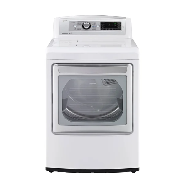 LG SteamDryer DLEX5780 Front-Loading Electric Dryer - 7.3 cu ft - White