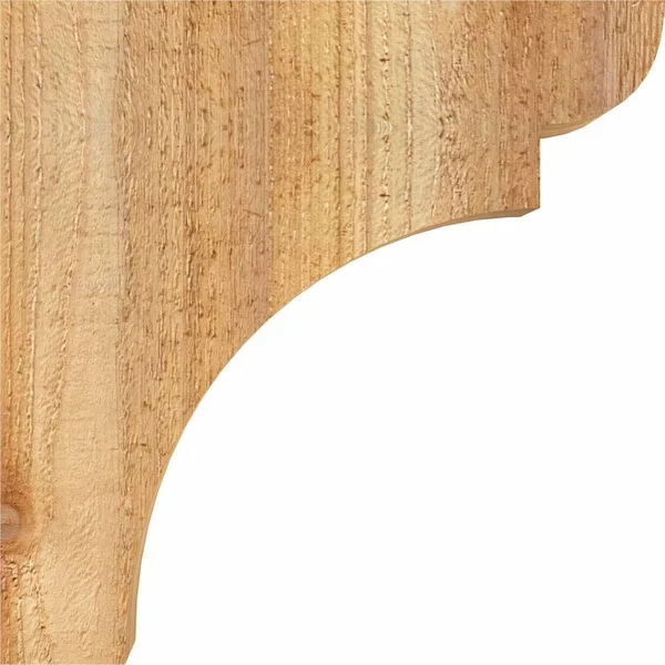 4x22W x 10x22D x 26x22H Yorktown Rough Sawn Corbel - Western Red Cedar