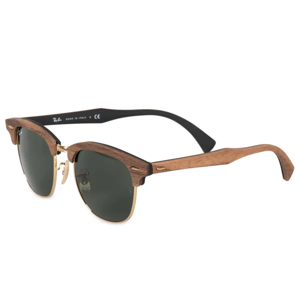 Ray-Ban Clubmaster Wood Sunglasses - RB3016M - Black/Green