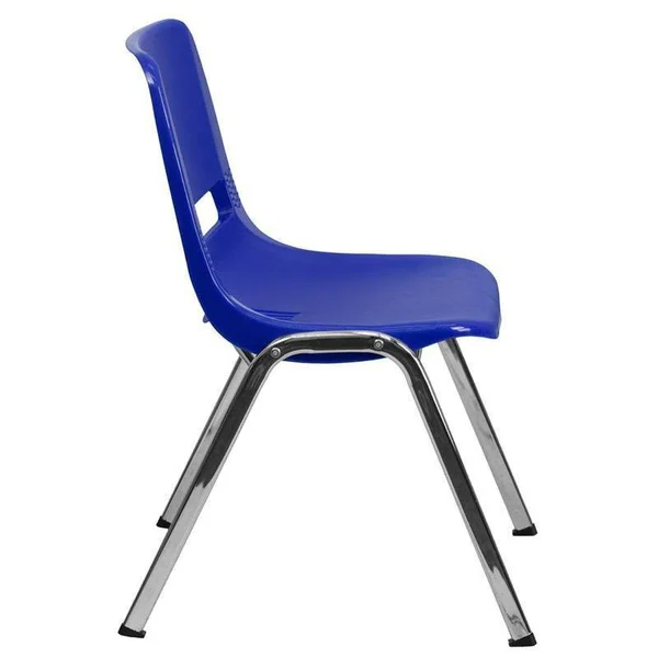 Plastic Stack Chair Navy Blue - Riverstone Furniture Collection