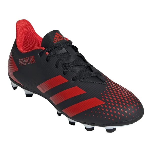 Adidas Predator 20.4 FxG Soccer Cleats, Men's, Black/Red