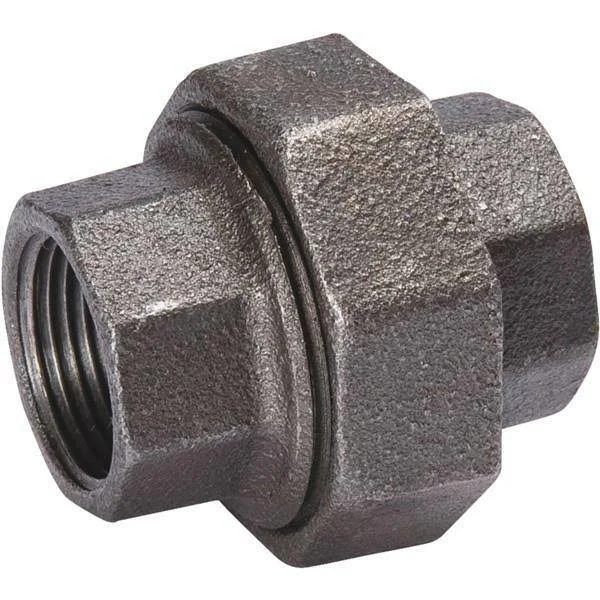 Southland (5)-Black 1x22 Malleable Iron Plumbing Pipe Fitting Union 521-705BG