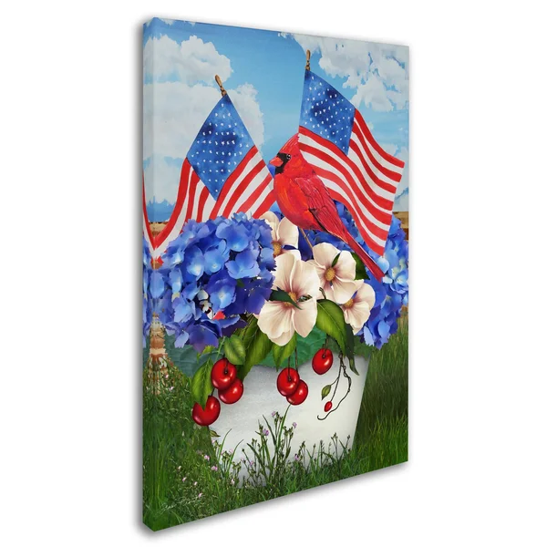 Trademark Art Jean Plout 'America The Beautiful' Gallery-Wrapped Canvas Art